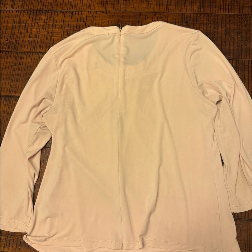 Karl Lagerfeld Women's Blush Blouse - Picture 5 of 5
